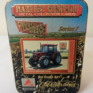 1996 ERTL Harvest Heritage AGCO Metal Collector Field Force Set Of 6 Cards